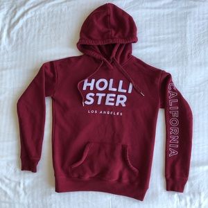 Hollister Maroon Hoodie